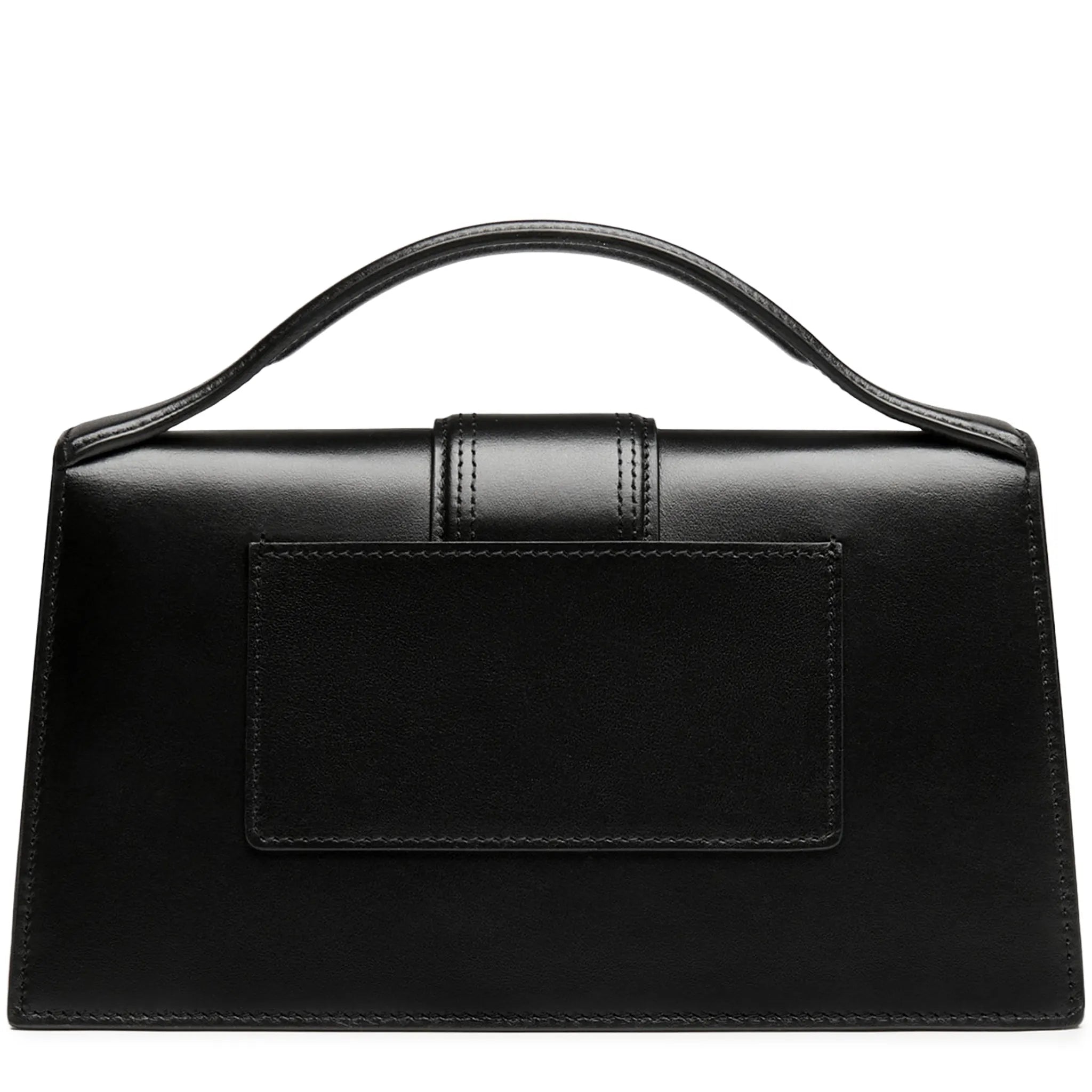 Back View of Jacquemus Large Bambino Black Crossbody Bag 213BA07-213 300990